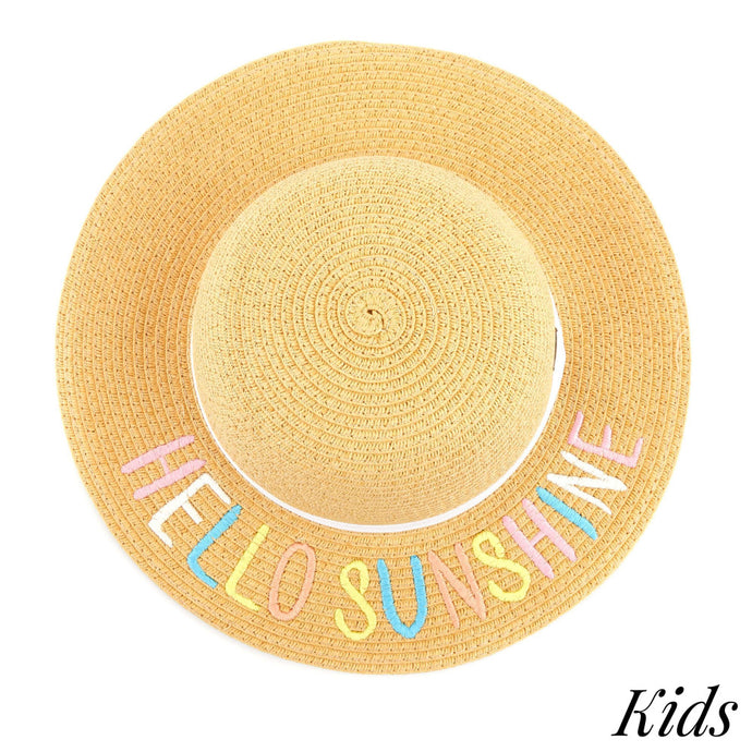 Kids Hello Sunshine Sun Hat